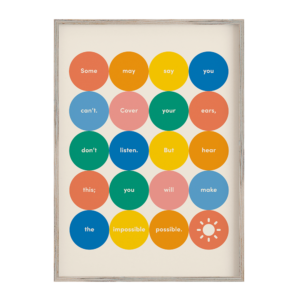 Some May Say Geometric Quote Wall Art